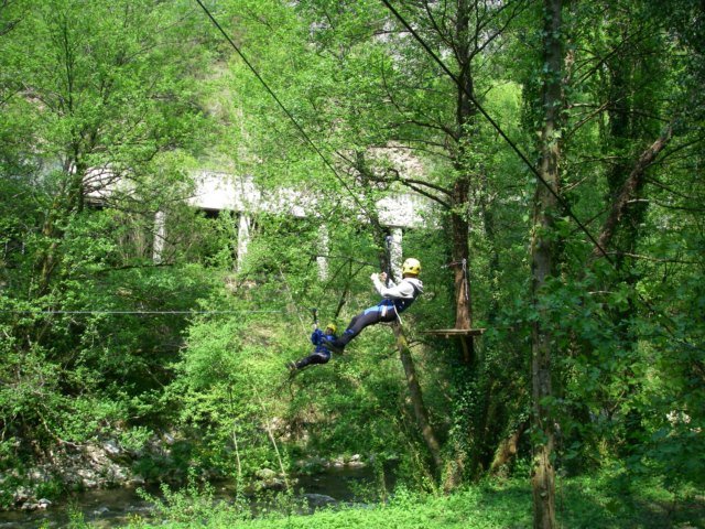 Percorsi avventura su lago e fiume