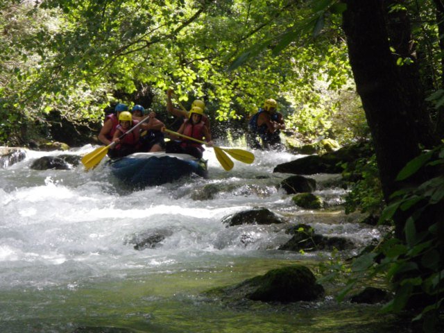 Rafting in Umbria sul Corno
