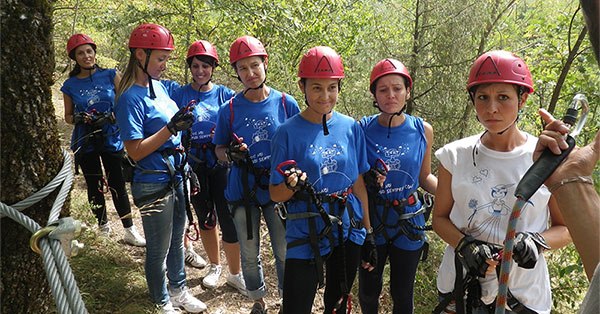 parco avventura addio nubilato