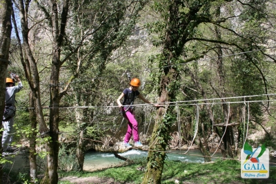 Parco avventura sul fiume