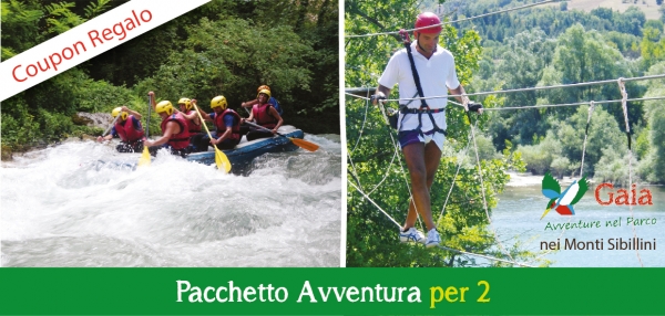 Weekend avventura per 2 persone