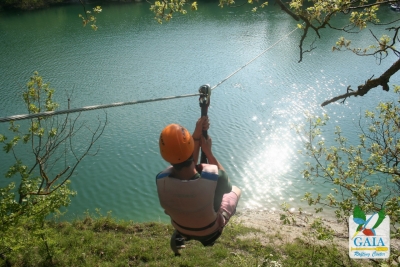 Parco avventura sul lago